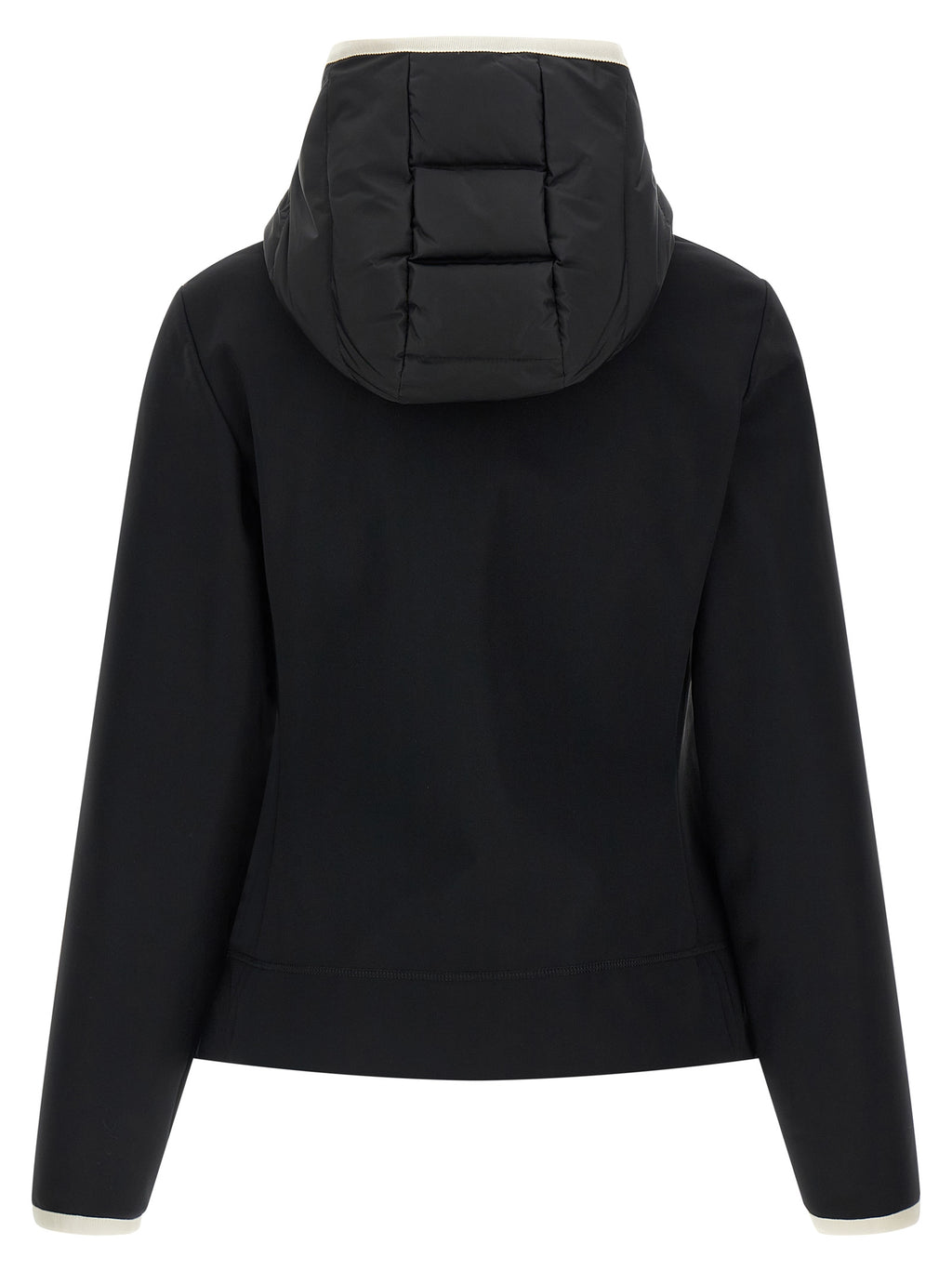 Moncler Grenoble Schwarzer Cardigan aus Polyamid