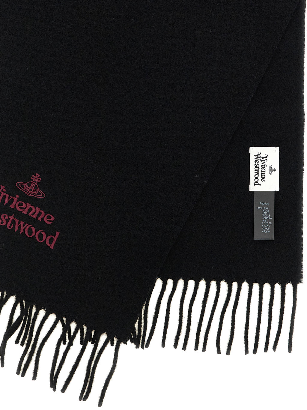 Vivienne Westwood Schwarzer Woll-Foulard