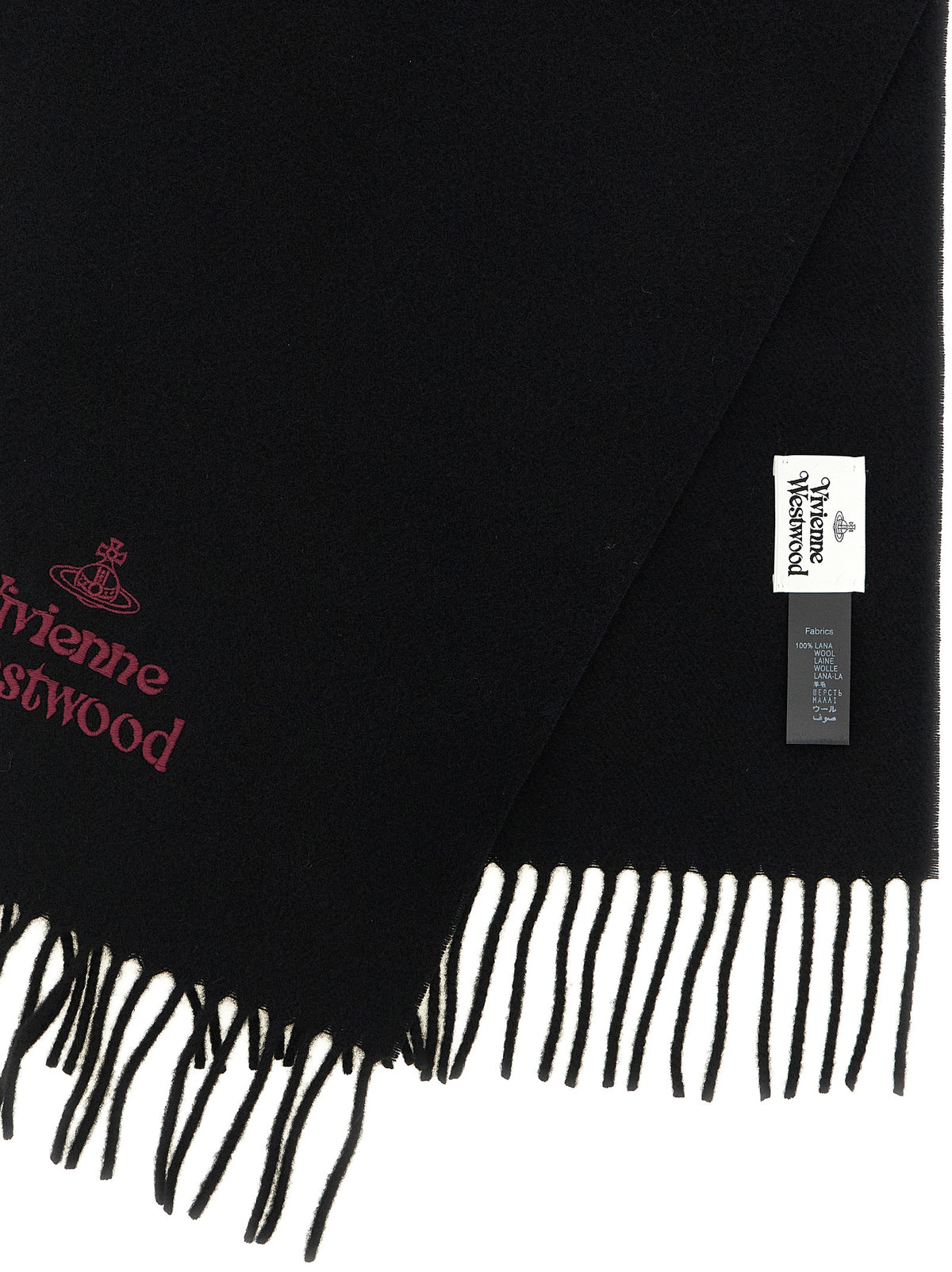 Vivienne Westwood Schwarzer Woll-Foulard