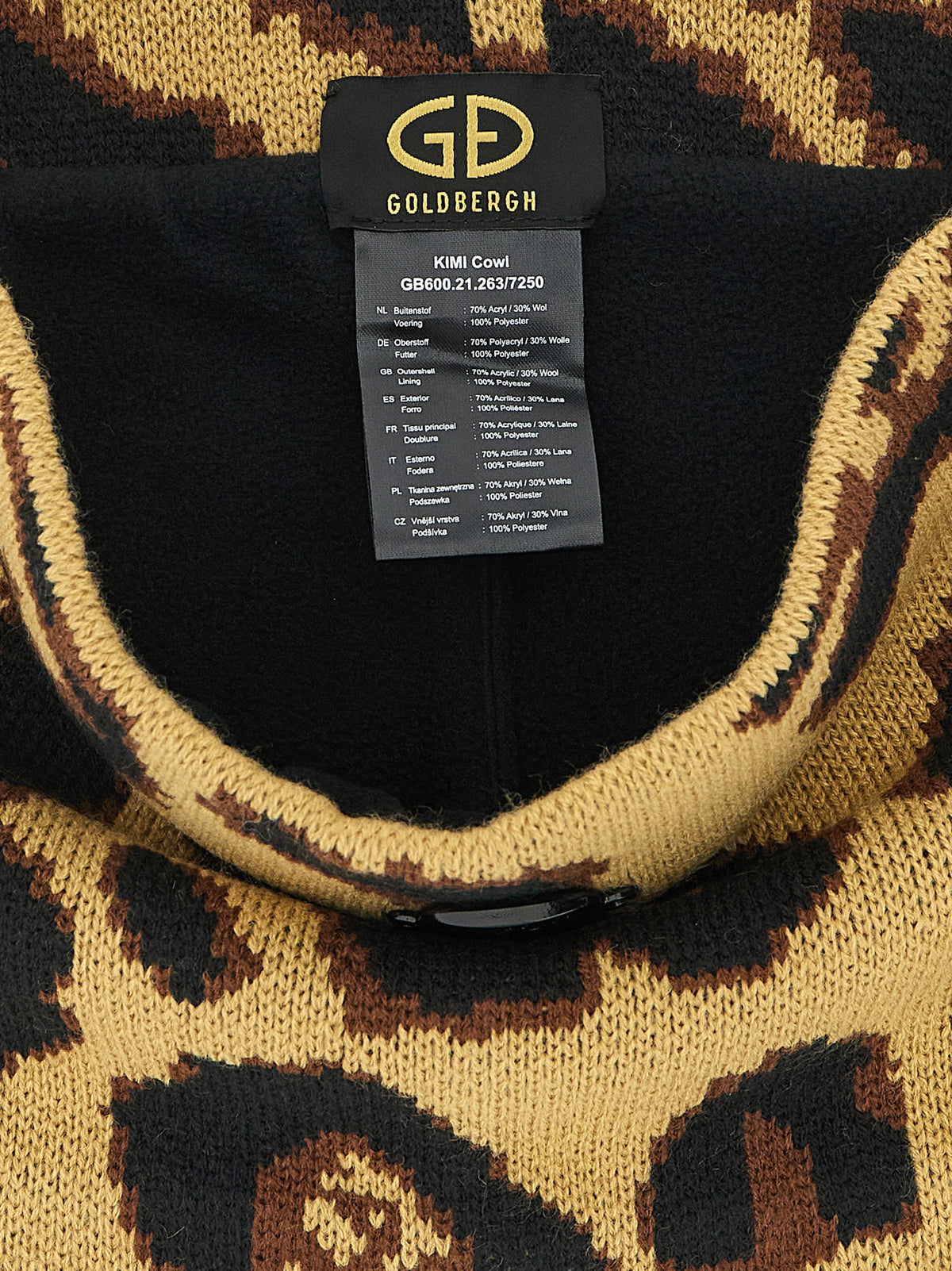 GOLDBERGH Multicolor Marabou Kartenetui