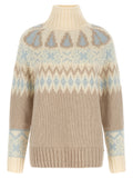 Herno Beige Wollstrickjacke