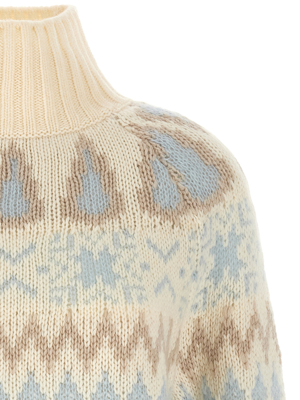 Herno Beige Wollstrickjacke