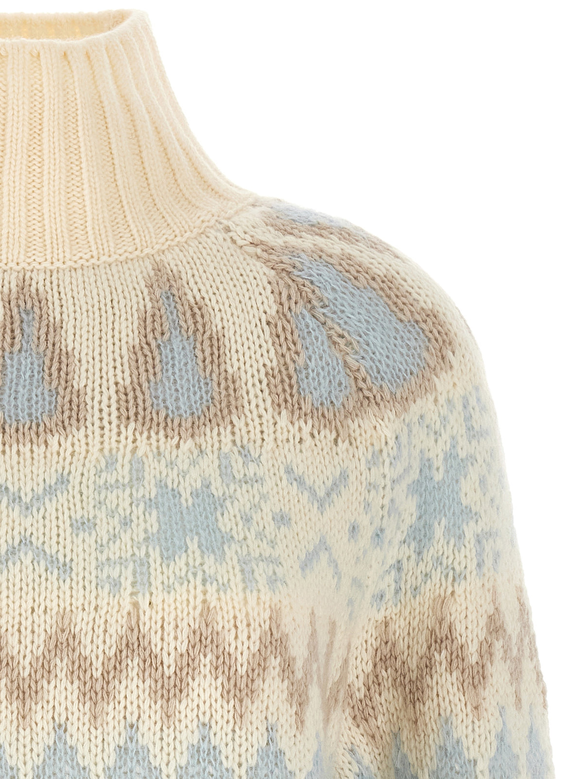 Herno Beige Wollstrickjacke