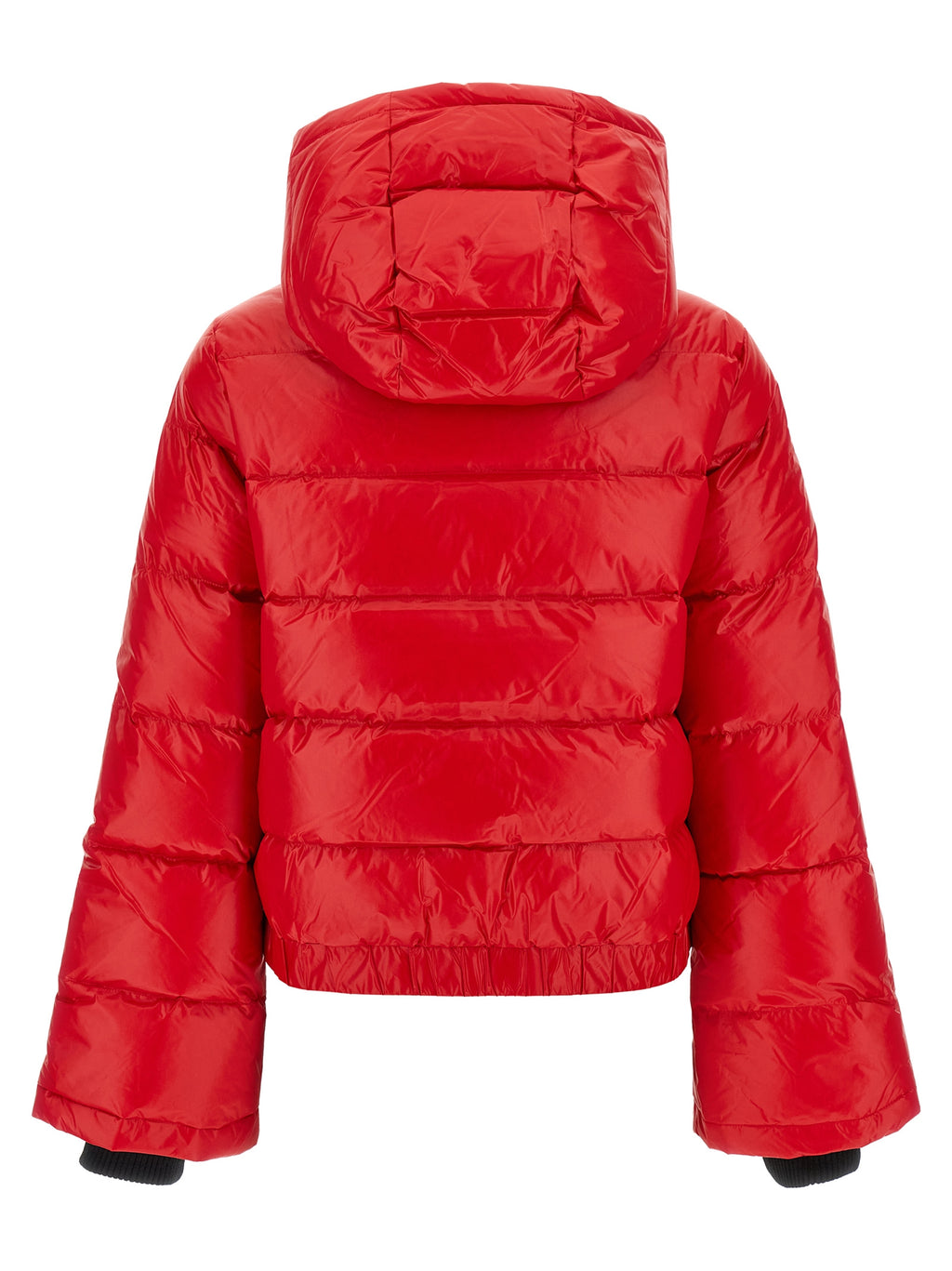 PERFECT MOMENT Rote Nylon-Jacke in voller Länge