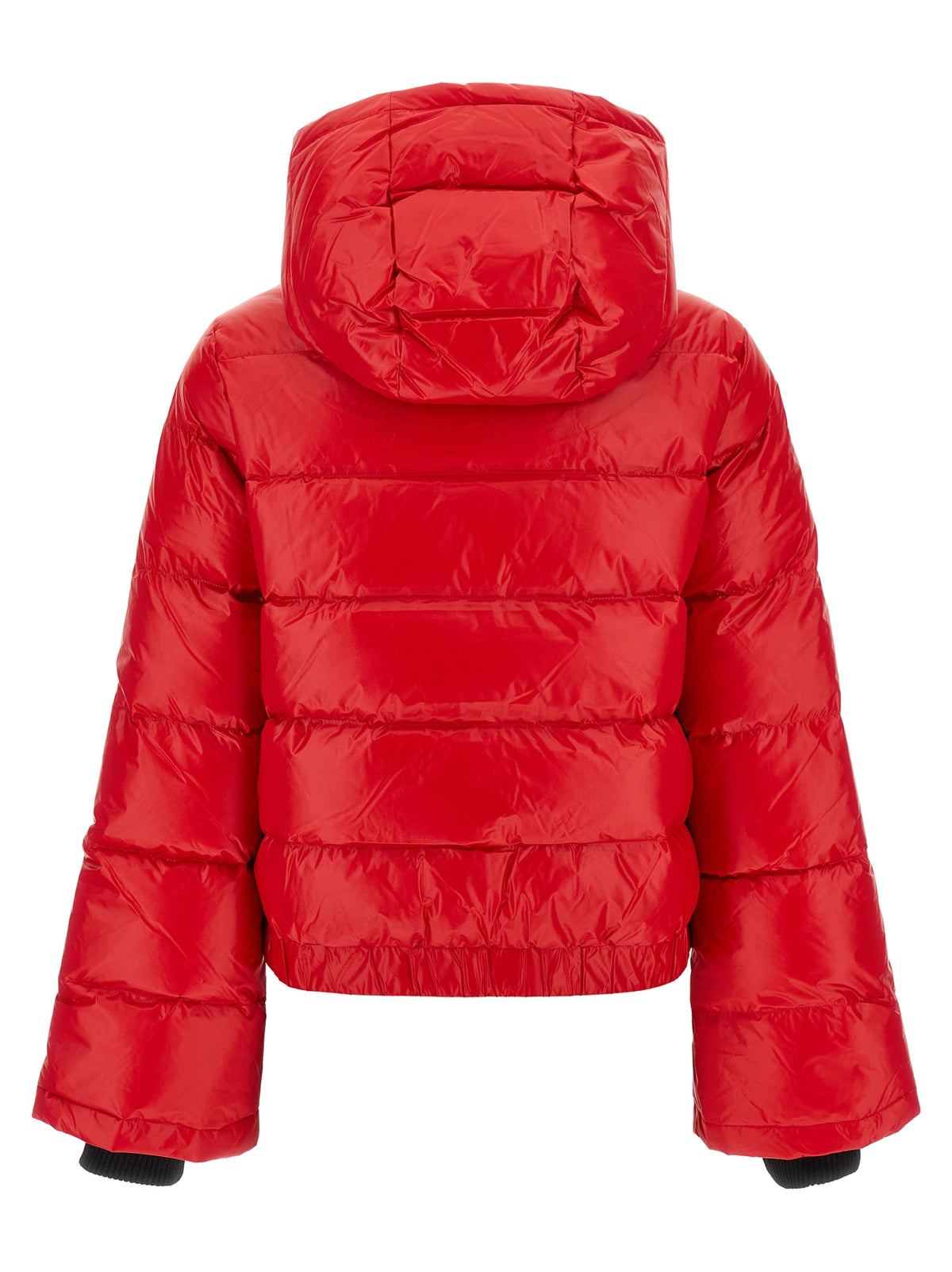 PERFECT MOMENT Rote Nylon-Jacke in voller Länge