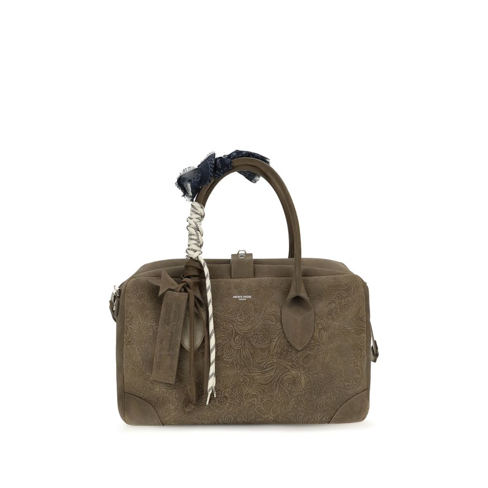 Golden Goose Braune Kalbsleder Bos Taurus Handtasche