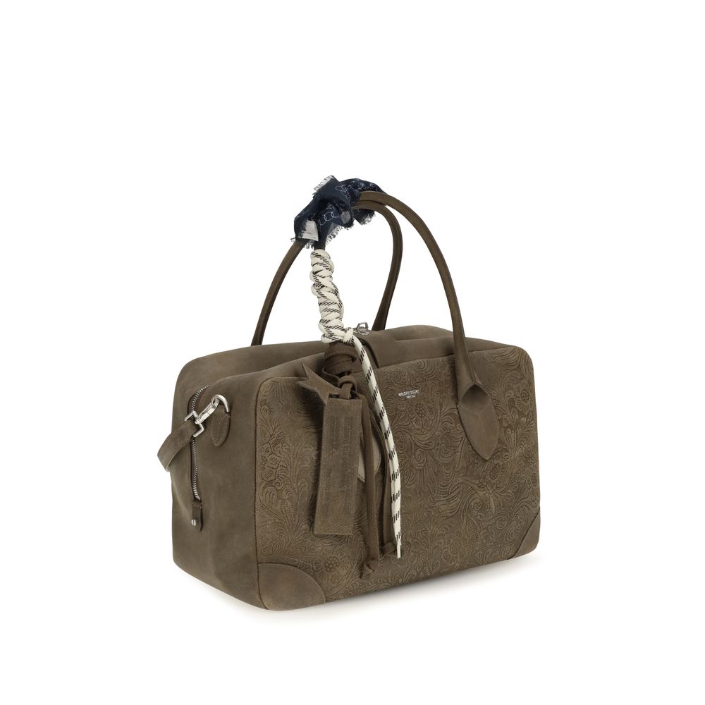Golden Goose Braune Kalbsleder Bos Taurus Handtasche