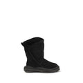 UGG Schwarze Wildleder-Flachstiefel