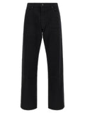 Tom Ford Schwarze Baumwoll-Jeans mit geradem Bein