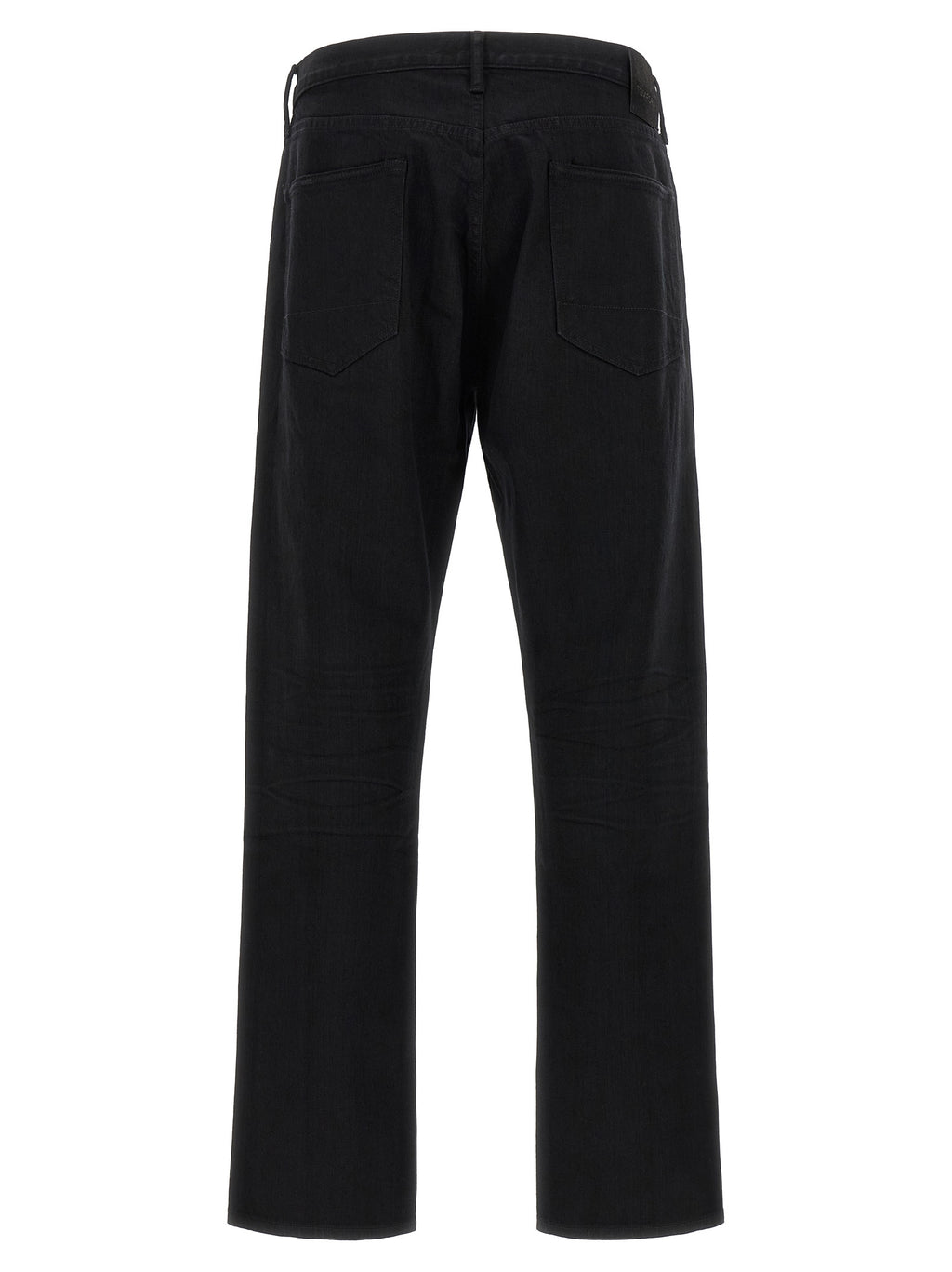 Tom Ford Schwarze Baumwoll-Jeans mit geradem Bein