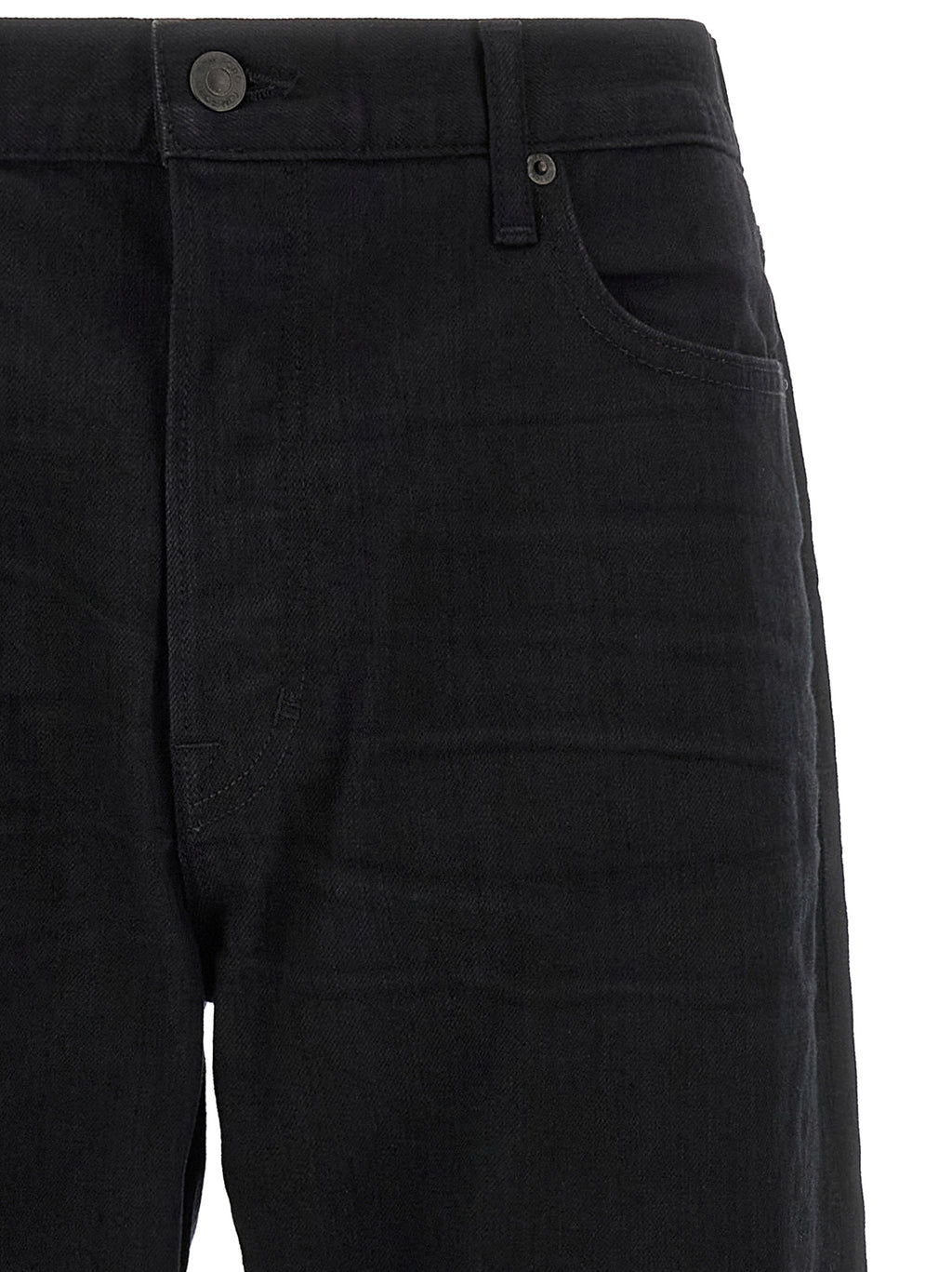 Tom Ford Schwarze Baumwoll-Jeans mit geradem Bein
