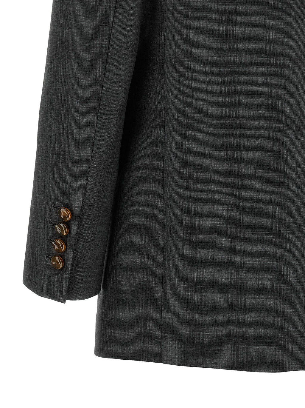 Blazé Milano Grauer Blazer aus reiner Schurwolle
