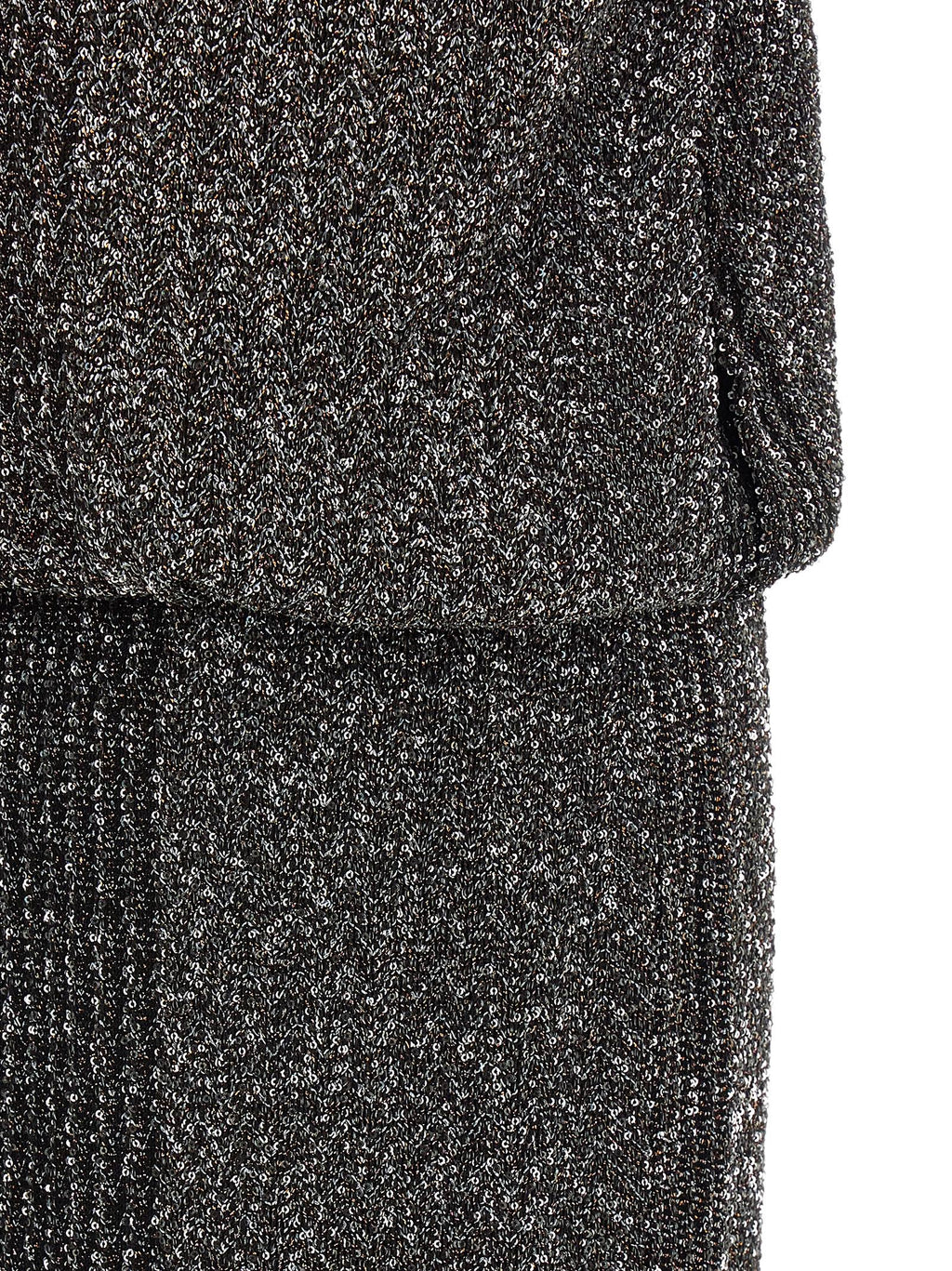 Missoni Graues Midikleid aus Polyamid