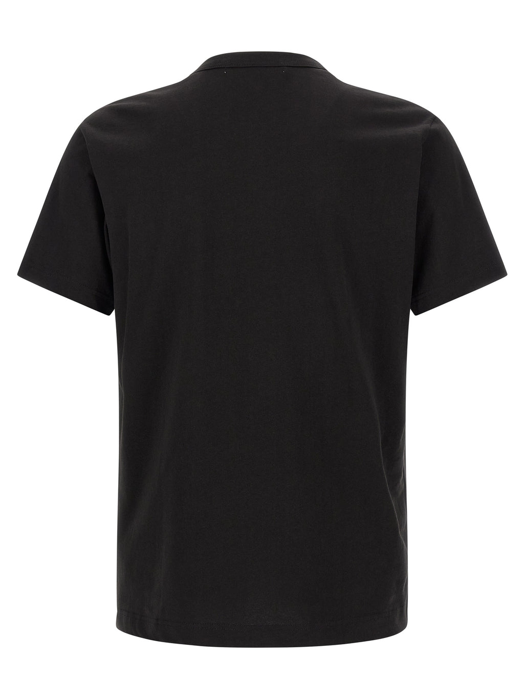 Comme Des Garçons Schwarzes Baumwoll-T-Shirt
