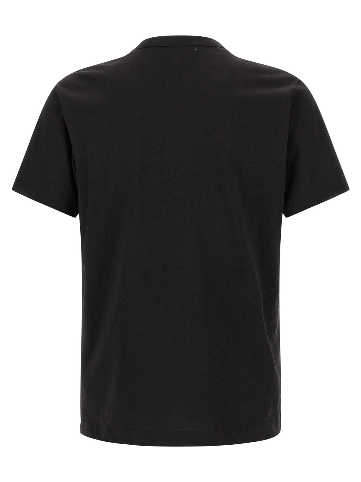 Comme Des Garçons Schwarzes Baumwoll-T-Shirt