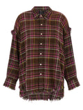 R13 Mehrfarbige Baumwollbluse