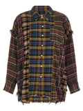 R13 Mehrfarbige Baumwollbluse