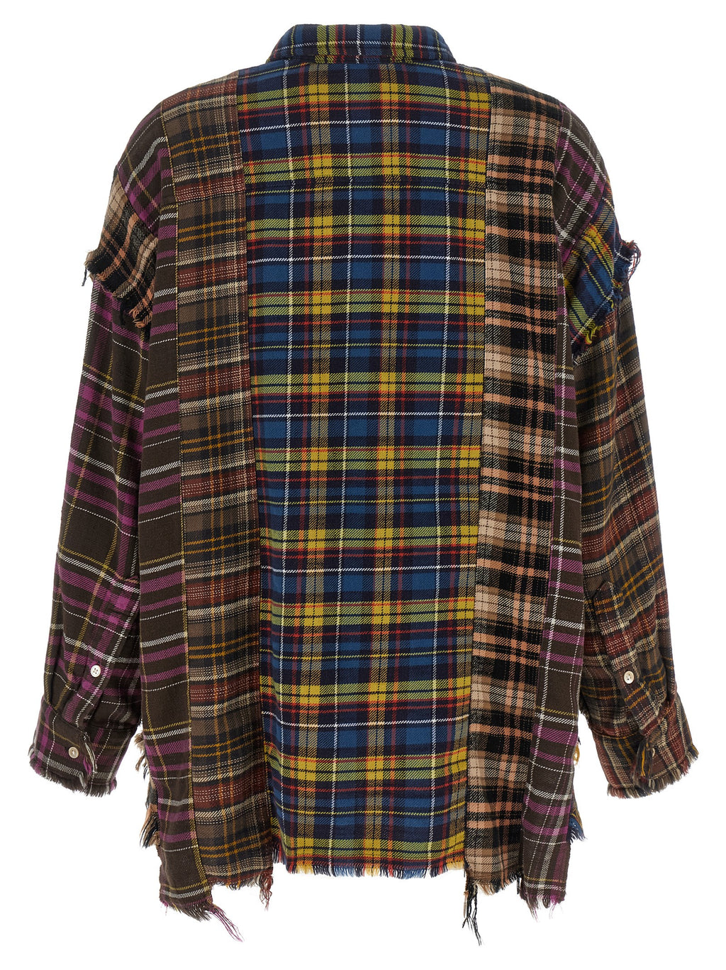 R13 Mehrfarbige Baumwollbluse