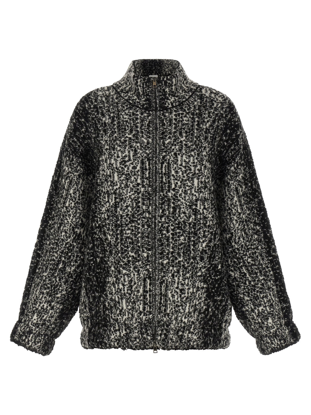 NUDE Zweifarbige Woll-Bomberjacke