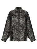 NUDE Zweifarbige Woll-Bomberjacke