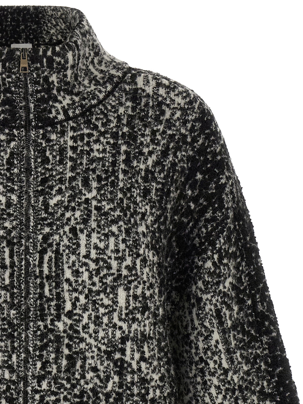 NUDE Zweifarbige Woll-Bomberjacke