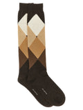 Ballantyne Braune Baumwollsocken
