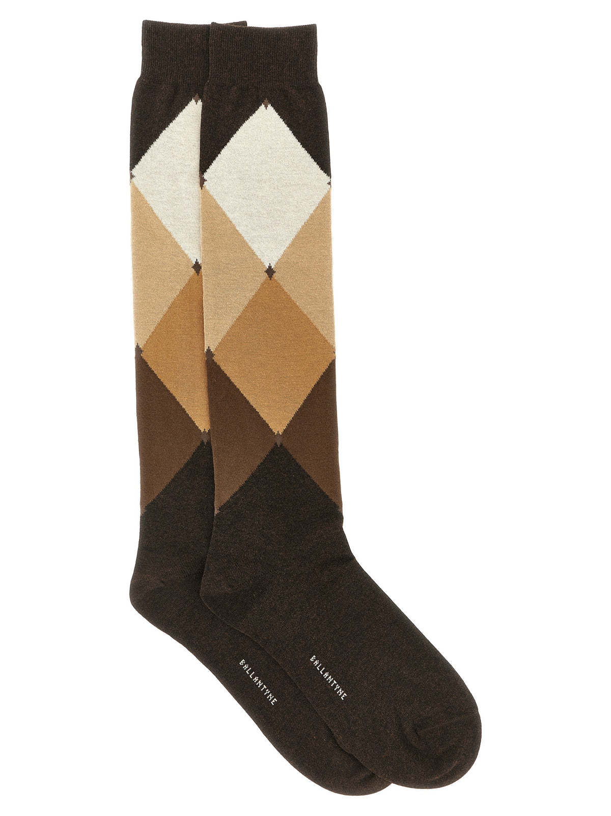 Ballantyne Braune Baumwollsocken
