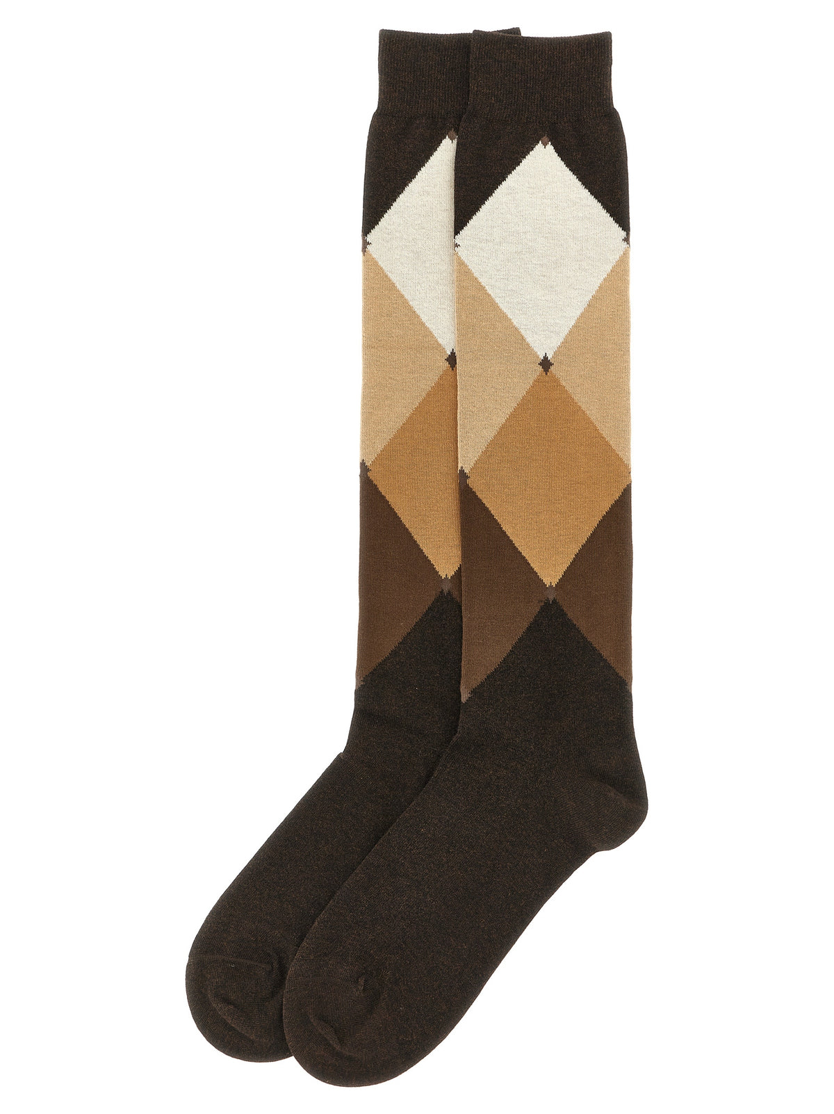 Ballantyne Braune Baumwollsocken