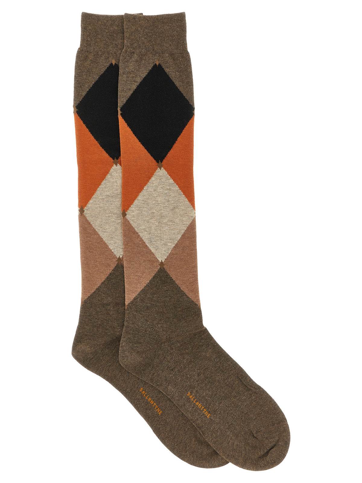 Ballantyne Braune Baumwollsocken