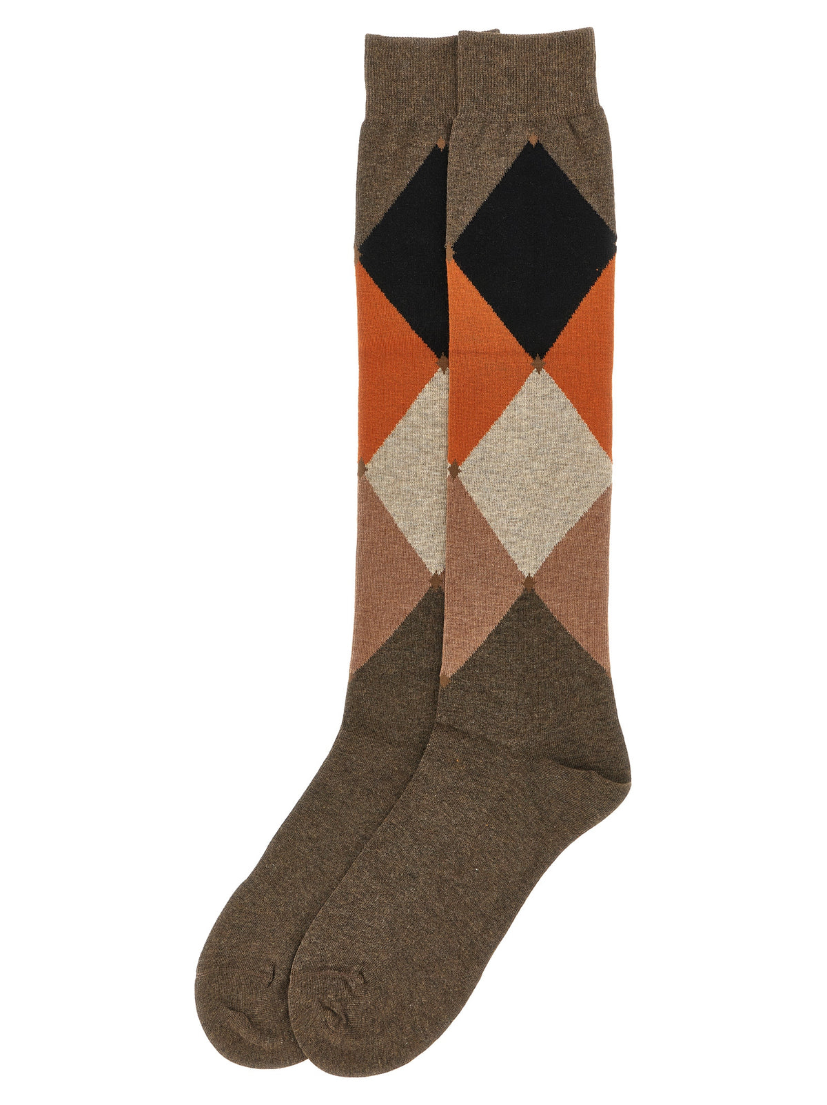 Ballantyne Braune Baumwollsocken