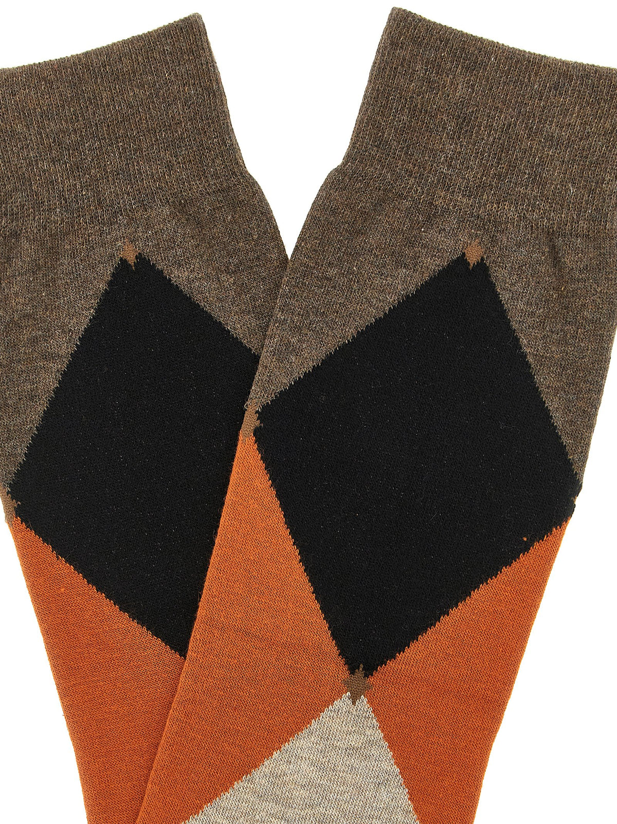 Ballantyne Braune Baumwollsocken