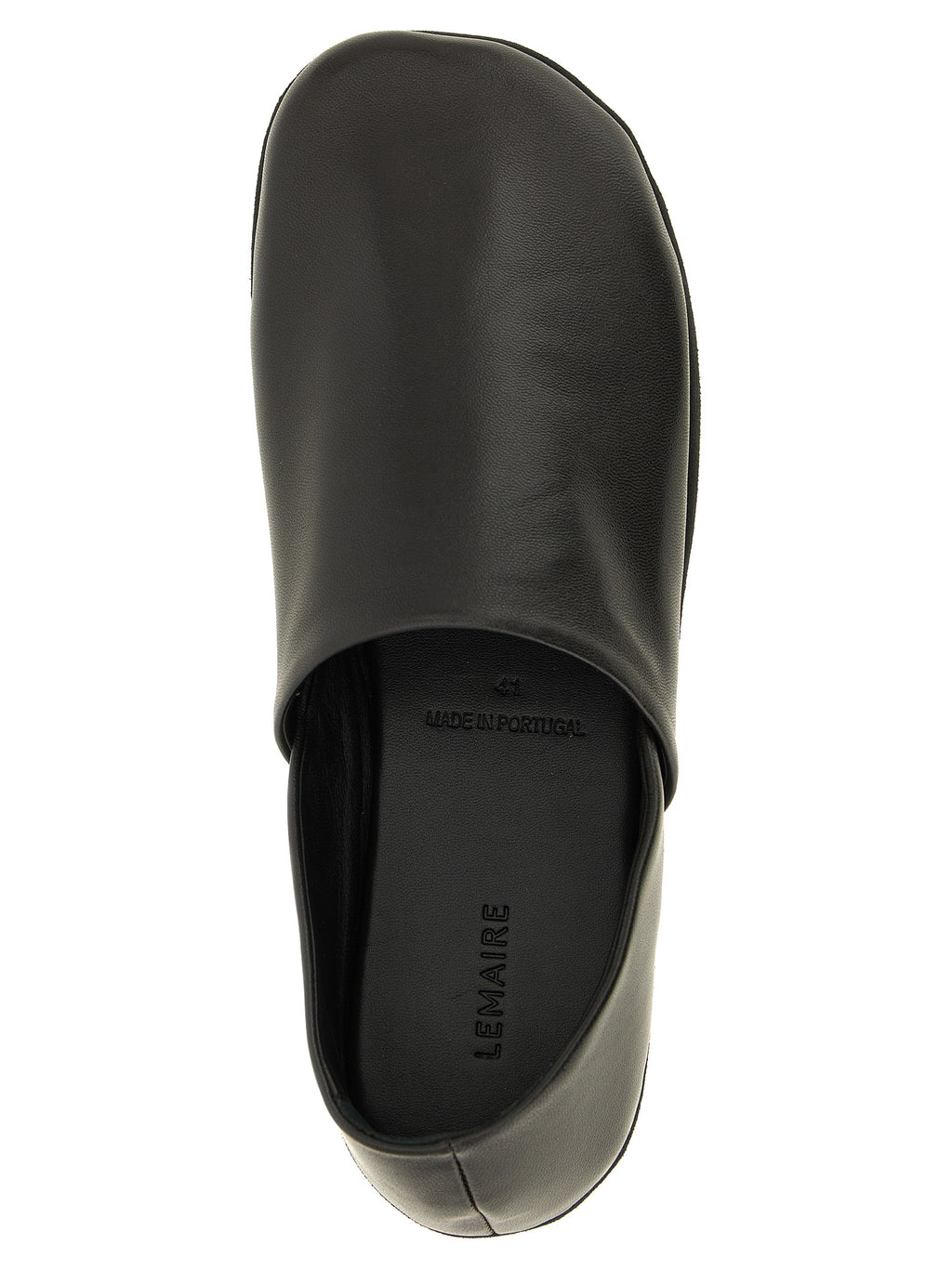 Lemaire Schwarze Loafer aus Lammleder zum Schlüpfen