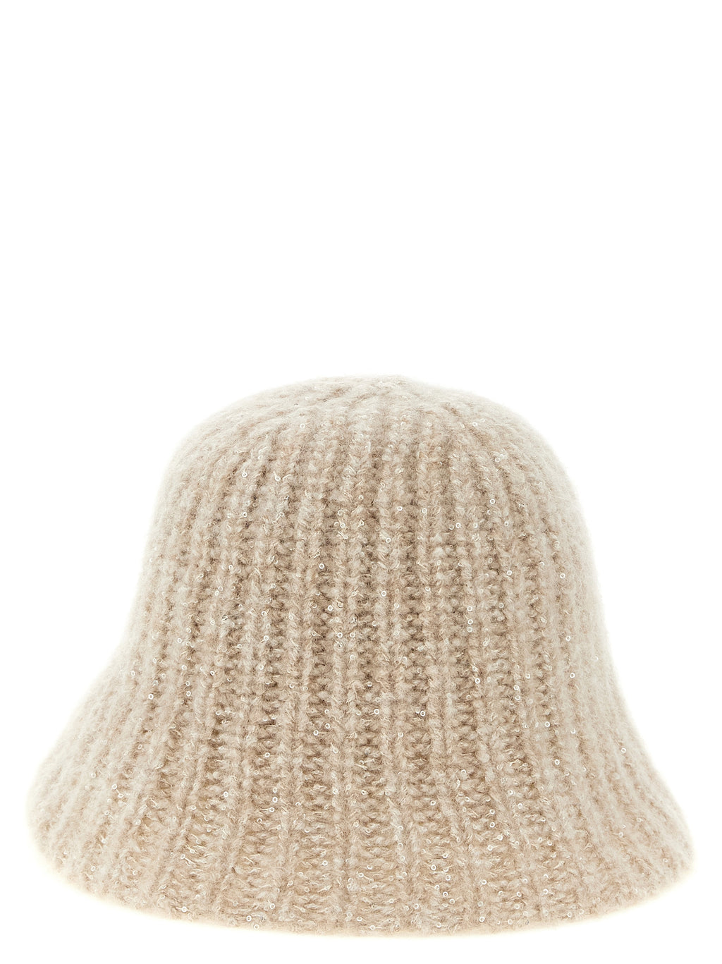 Brunello Cucinelli Beige Kaschmir Eimerhut