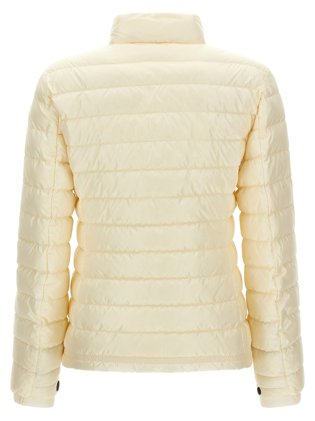 Moncler Grenoble Weiße Polyamid-Jacke in voller Länge