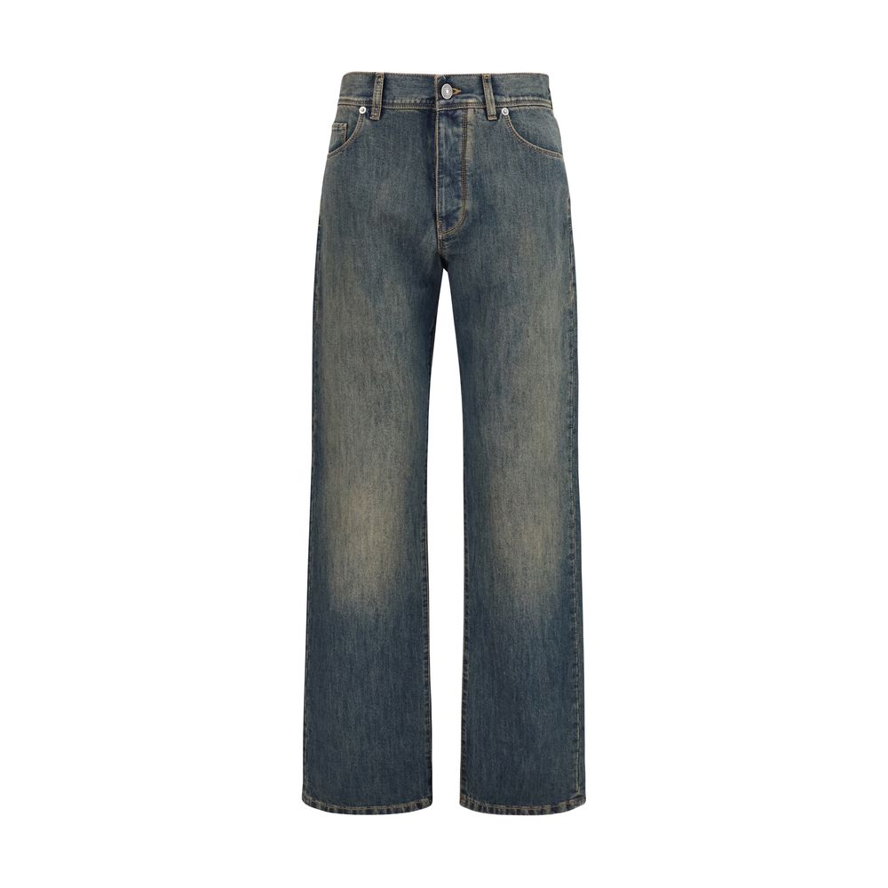 Fendi Blaue Baumwolljeans Denim