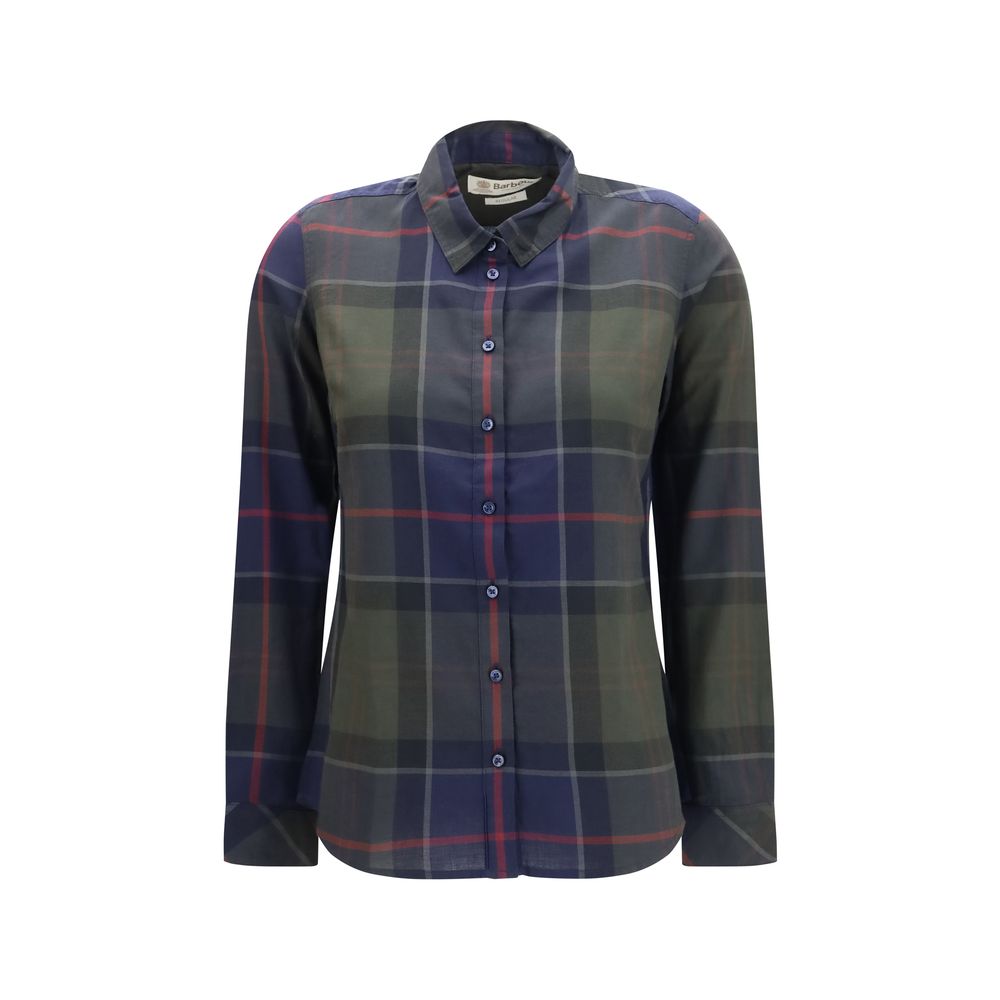Barbour Zweifarbige Baumwoll-Musterhemd