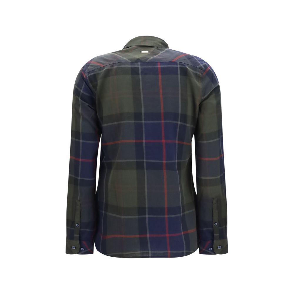 Barbour Zweifarbige Baumwoll-Musterhemd