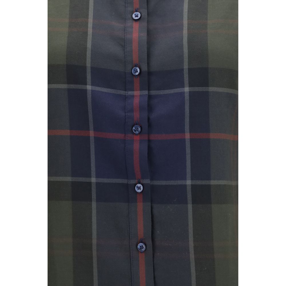 Barbour Zweifarbige Baumwoll-Musterhemd