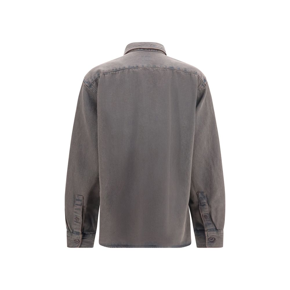 Deperlu Graues Denim-Hemd