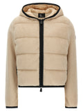 Moncler Grenoble Beiger Kapuzenpullover aus Polyester