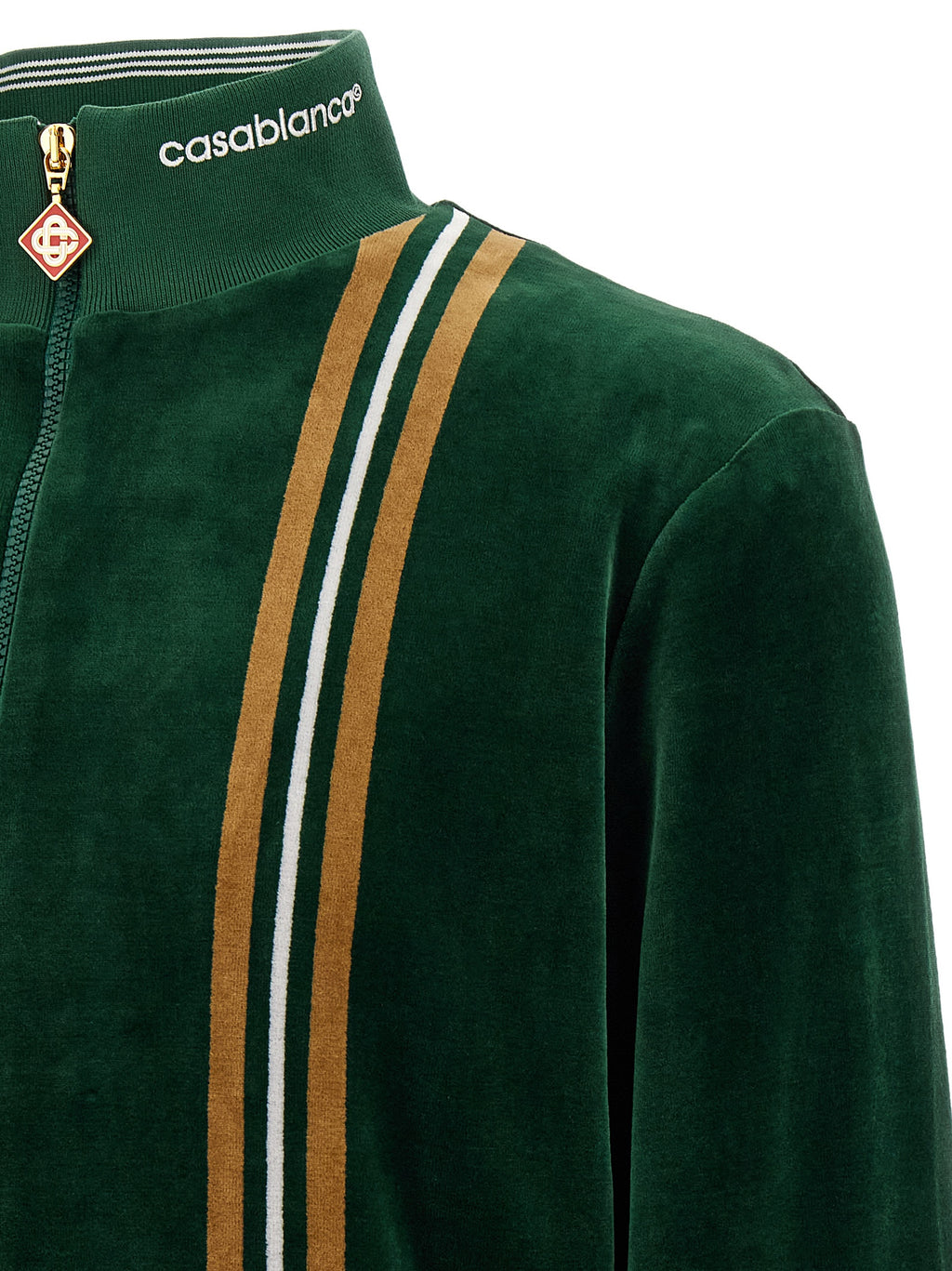 Casablanca Zweifarbiger Baumwollpullover