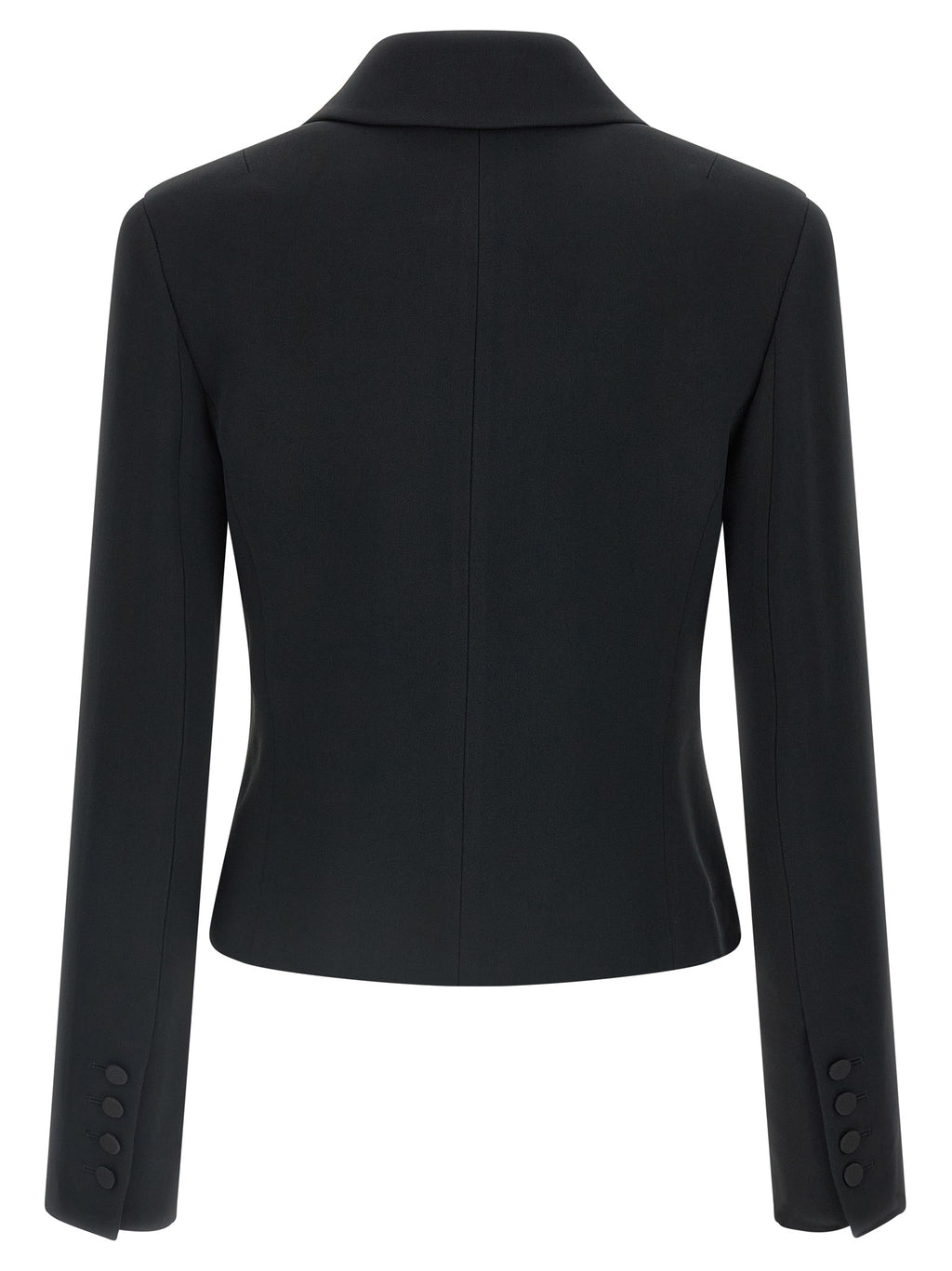 Ermanno Scervino Schwarzer Blazer aus Viskose