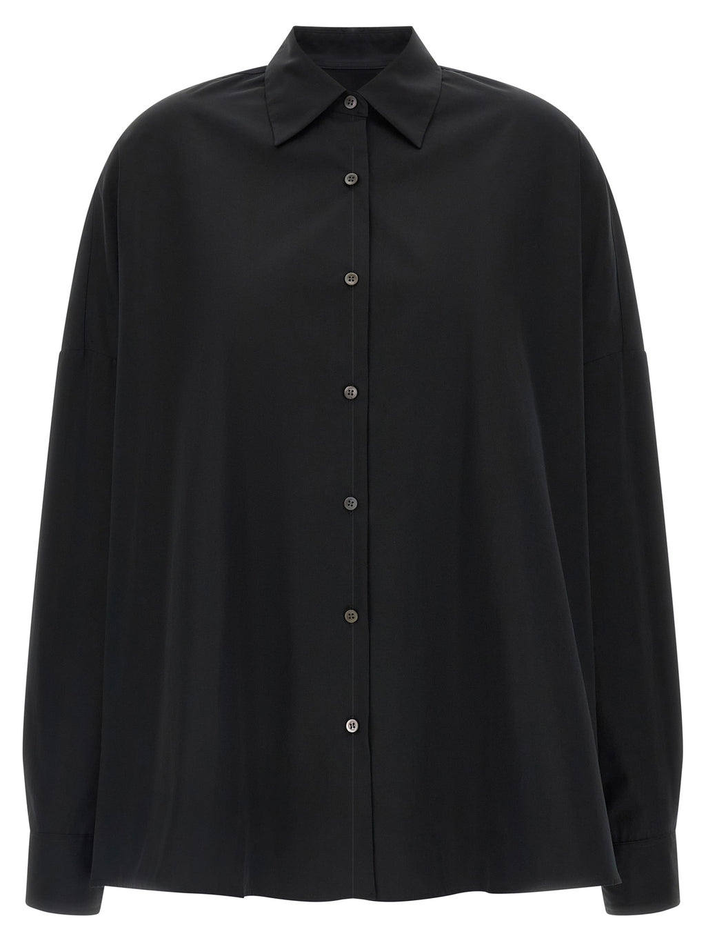 Dries Van Noten Schwarze Baumwollbluse
