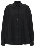 Dries Van Noten Schwarze Baumwollbluse