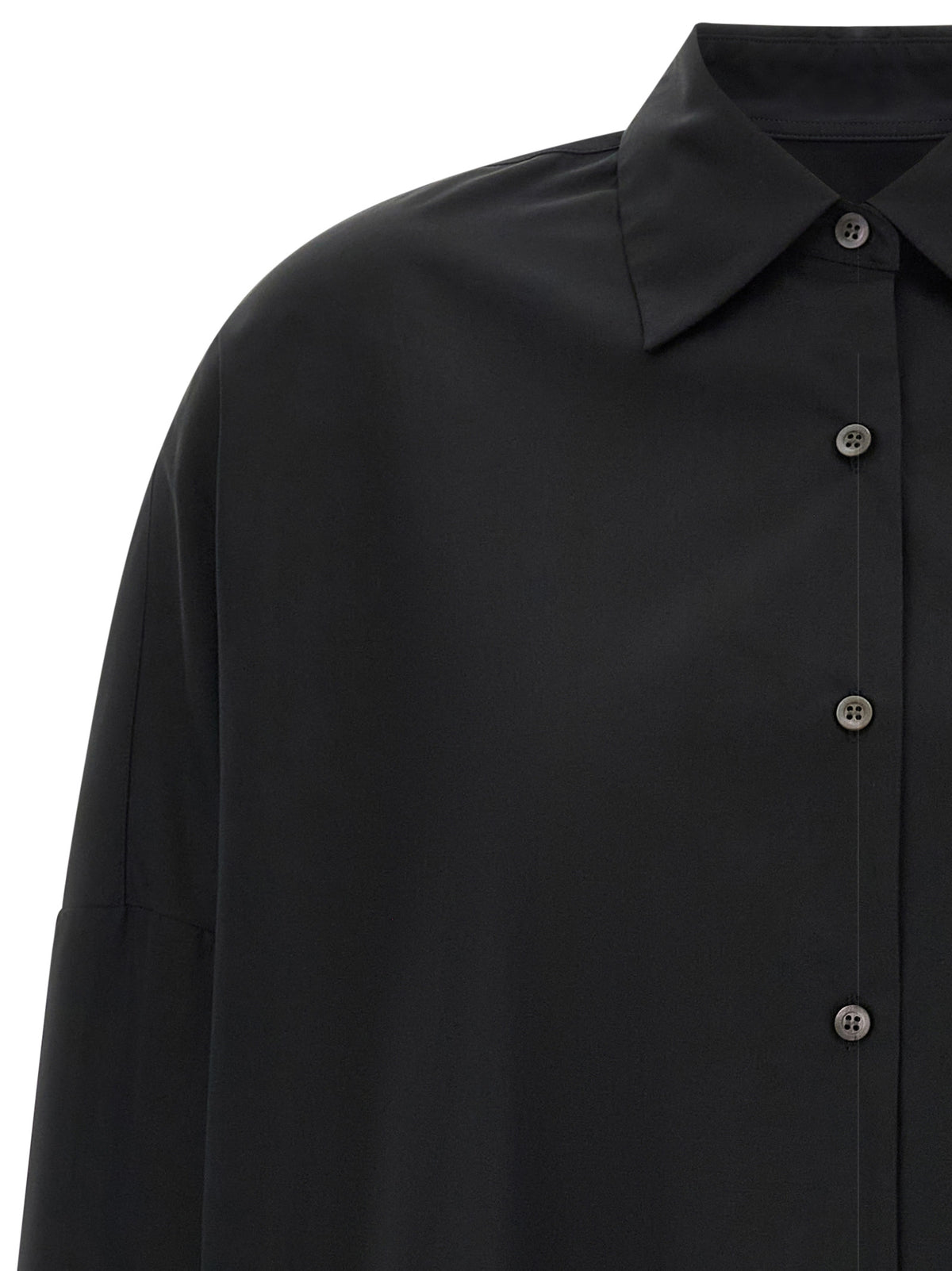 Dries Van Noten Schwarze Baumwollbluse