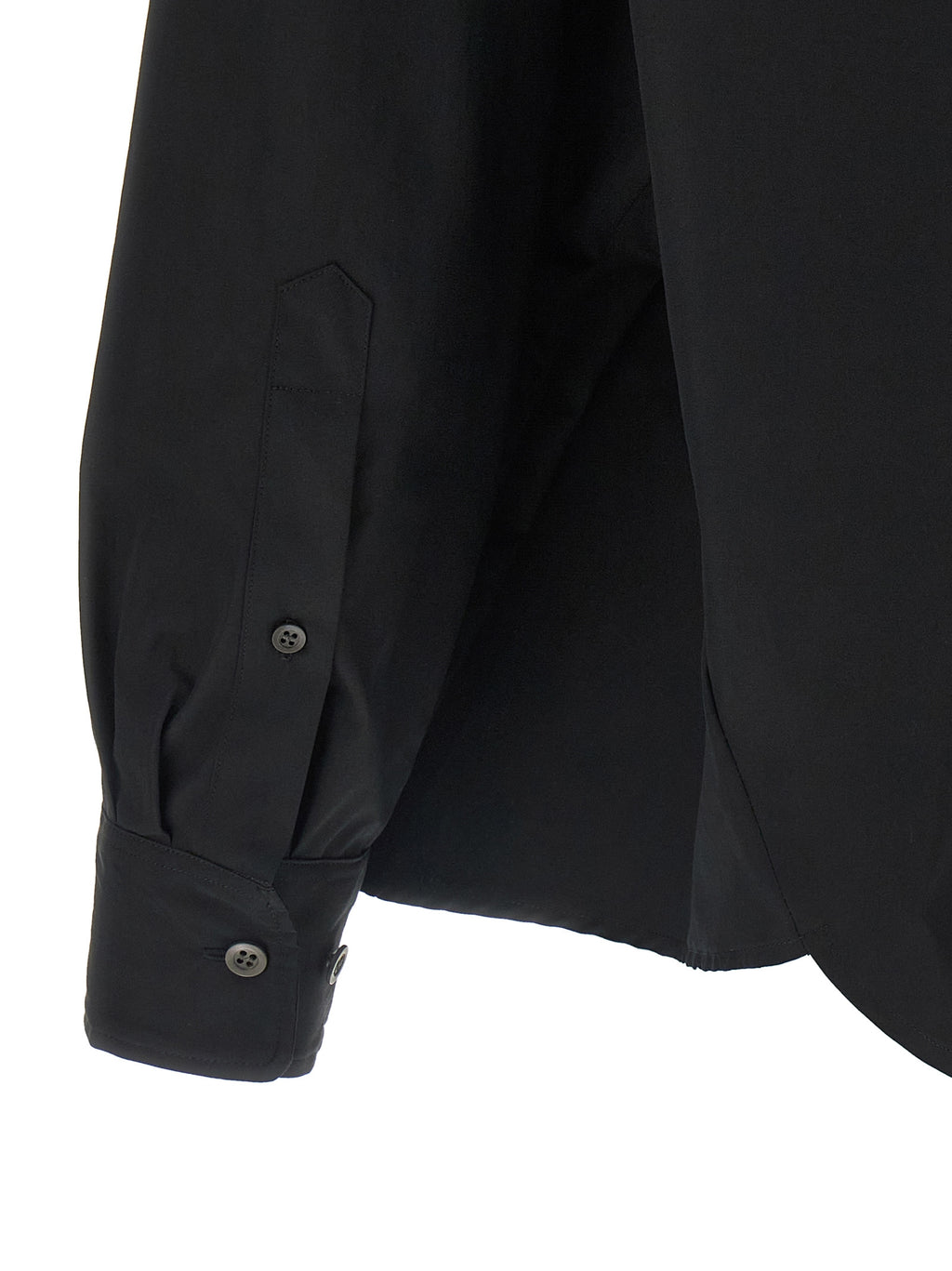 Dries Van Noten Schwarze Baumwollbluse