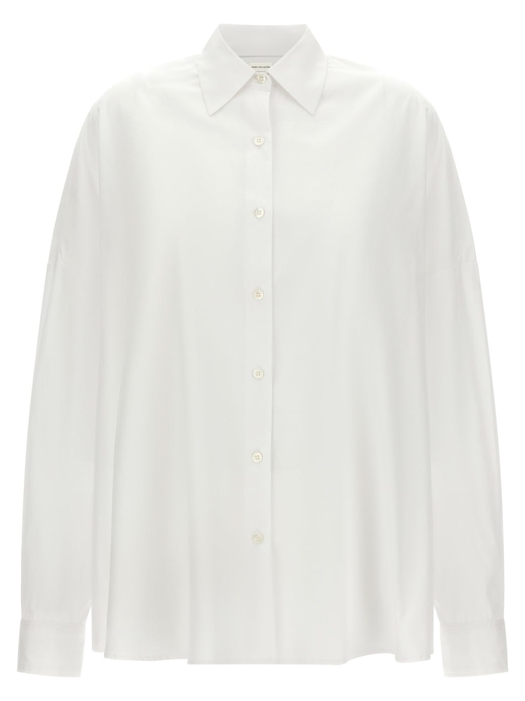 Dries Van Noten Weiße Baumwollbluse