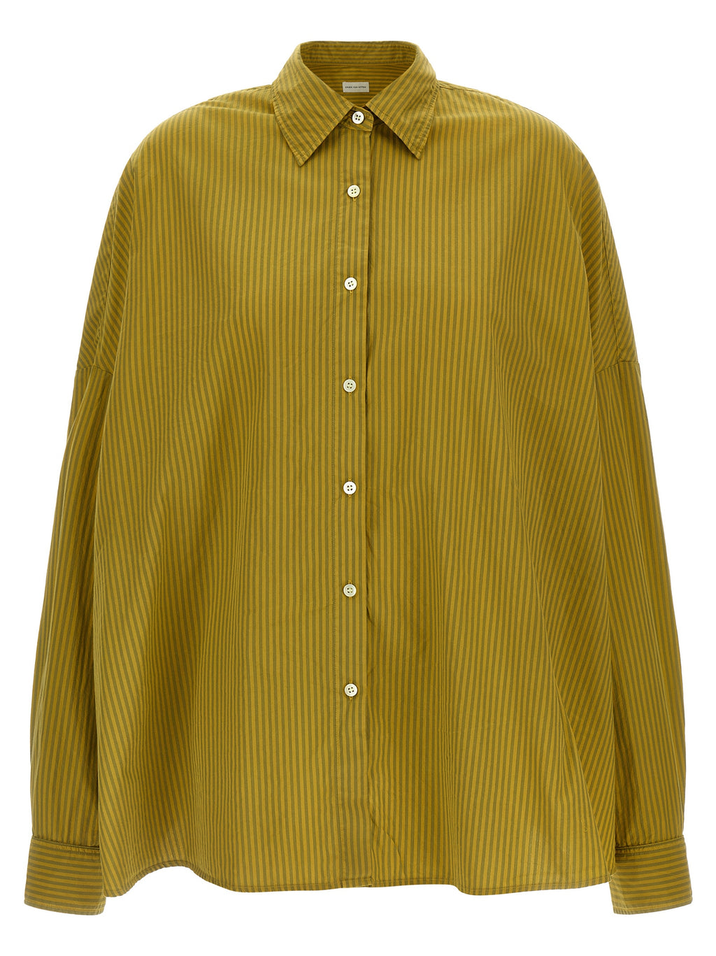 Dries Van Noten Zweifarbige Baumwollbluse