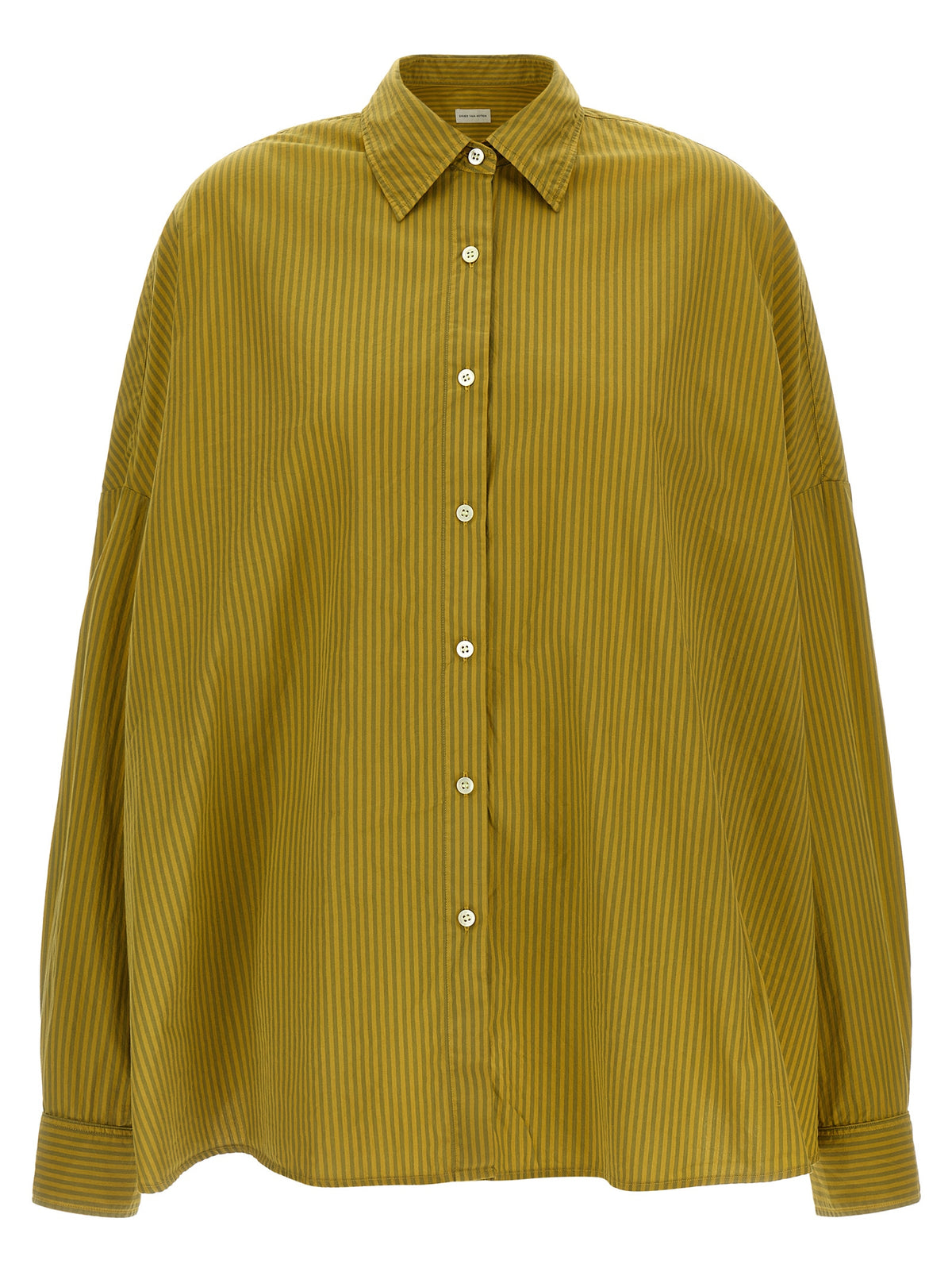 Dries Van Noten Zweifarbige Baumwollbluse