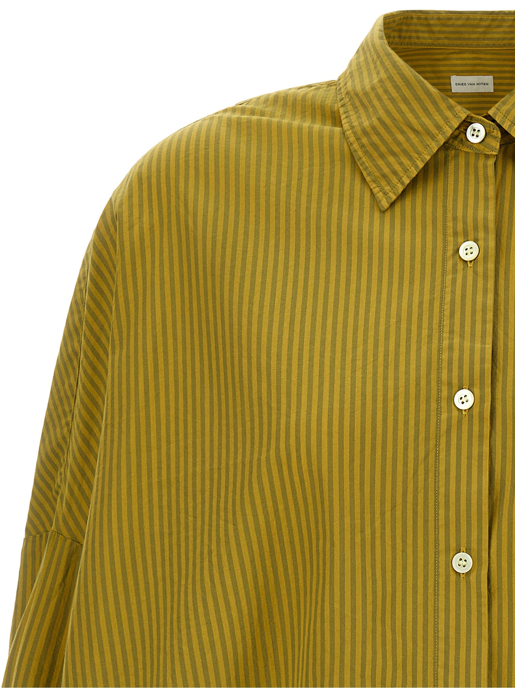 Dries Van Noten Zweifarbige Baumwollbluse